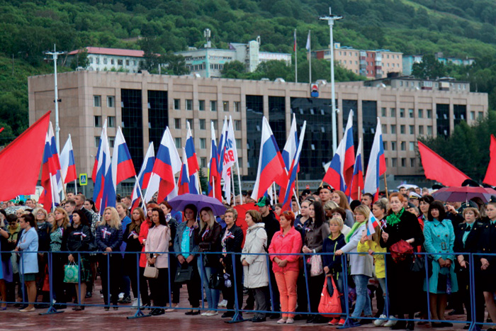 Камчатцы отметили День Государственного флага России