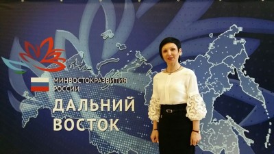 Алла Владимировна Сушок получила ведомственную награду Минвостокразвития